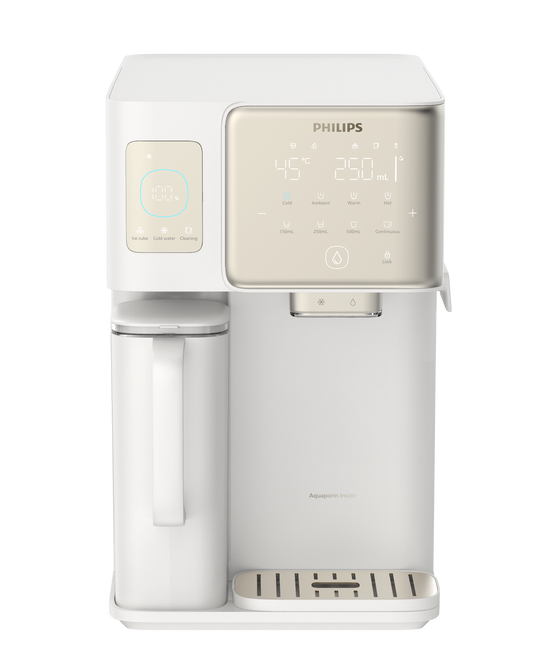 Philips Reverse Osmosis Water Purification Station. Produces purified ice cubes.