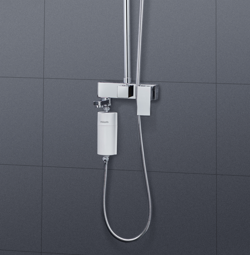 PHILIPS Water In-Line Shower Filter White