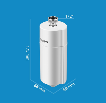 PHILIPS Water In-Line Shower Filter White