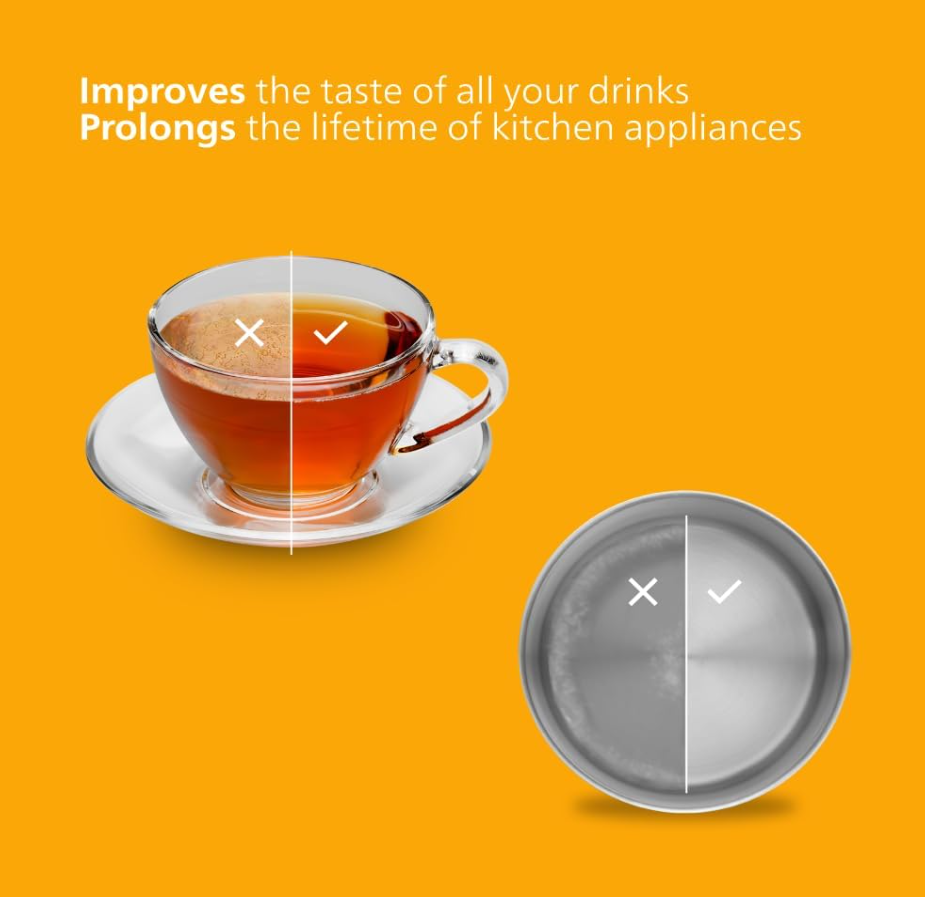 Philips Reverse Osmosis Water Purification Station. Produces purified ice cubes.